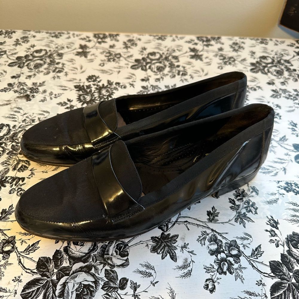 DiMitri Men’s Shoes Black Loafers Sz 9.5